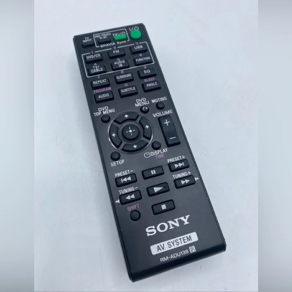 Sony RM-ADU138 Audio Receiver Remote Control For 148997311 AVRZ130